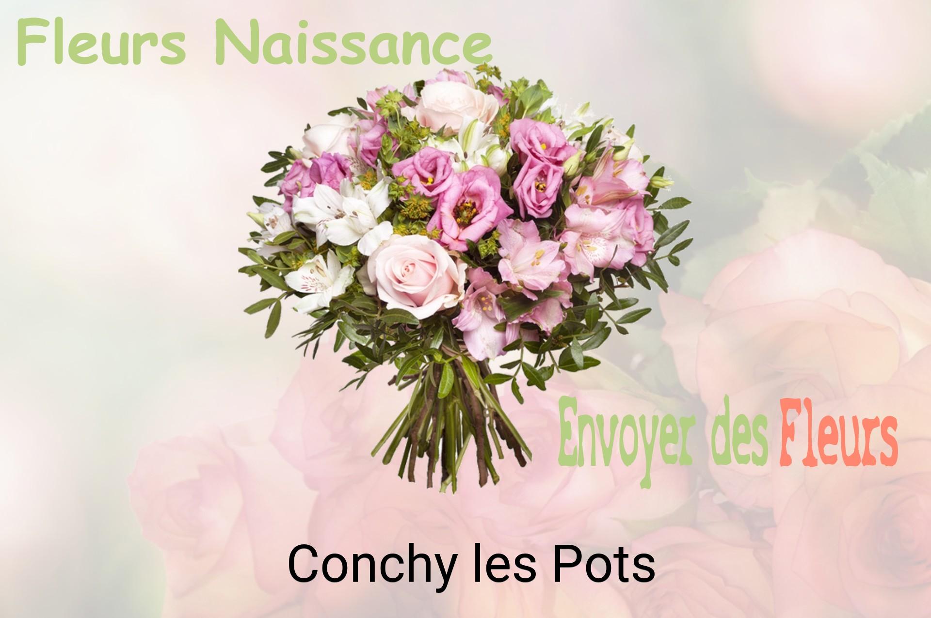 Bouquet de fleurs de naissance livré à Conchy-les-Pots