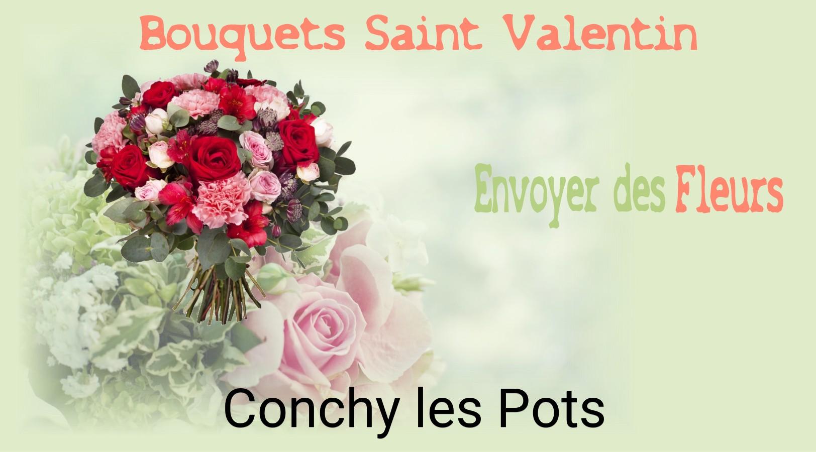 Roses de Saint-Valentin livrées à Conchy-les-Pots